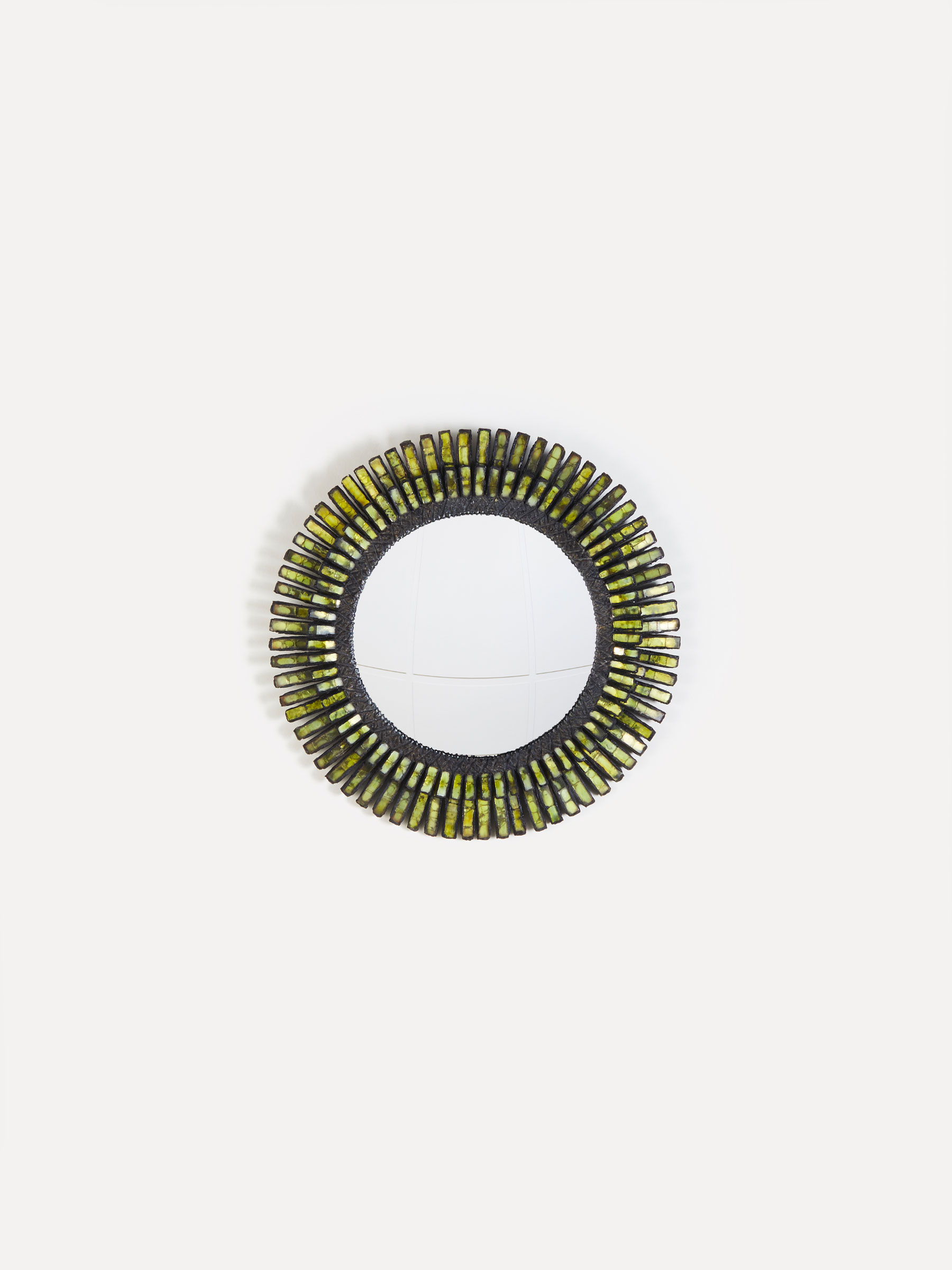 Line Vautrin, Miroir “Romain” vert, vue 01