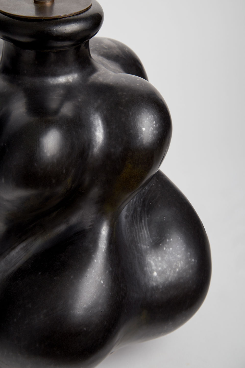 Georges Jouve, Important ceramic lamp, vue 02