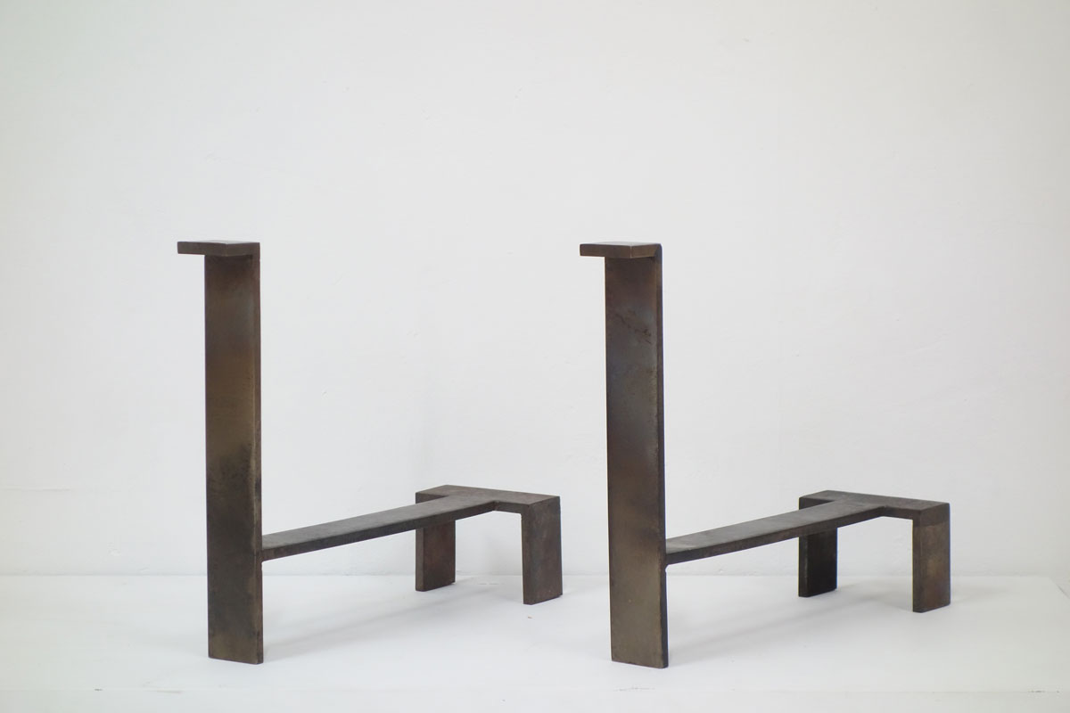 Jacques Quinet, Pair of andirons, vue 02