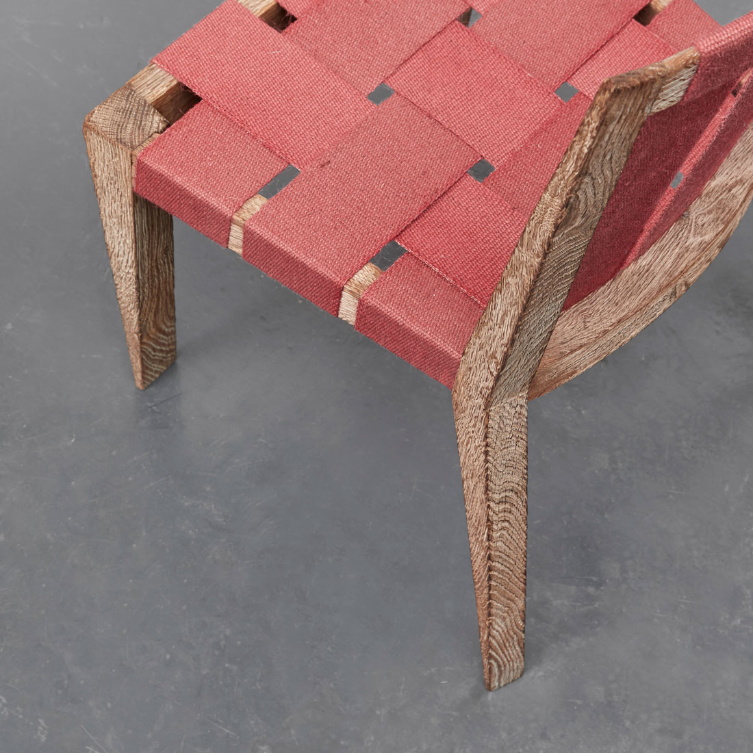 Jean Royère, Ensemble de 4 chaises “Sangles”, vue 03
