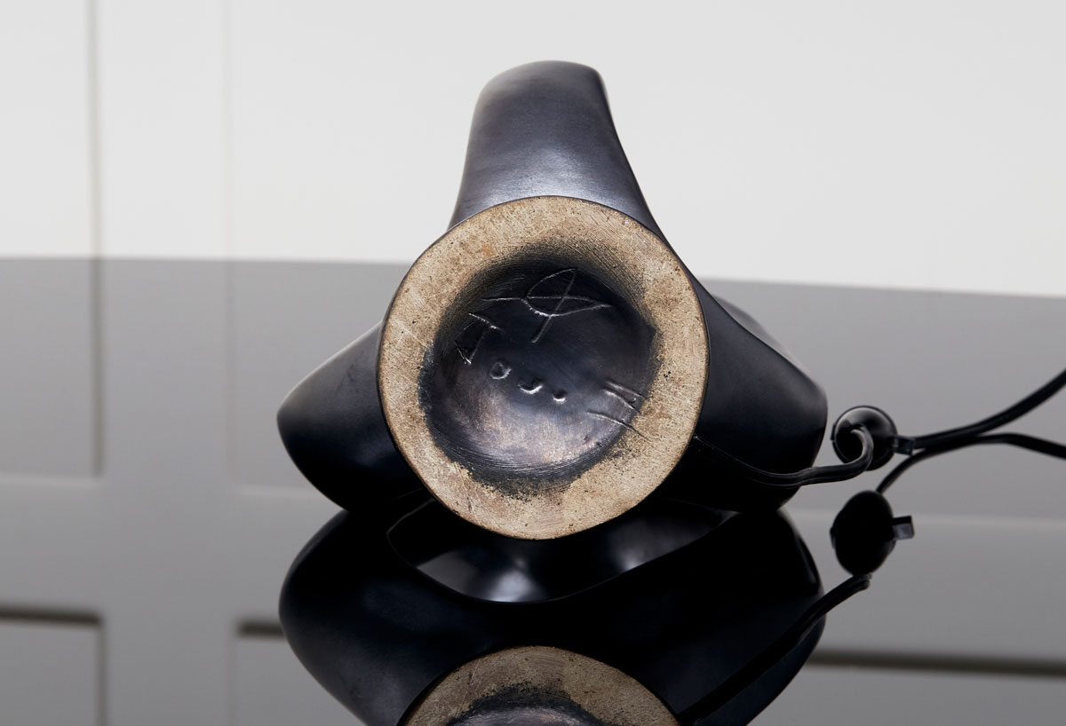 Georges Jouve, Ceramic lamp, vue 02