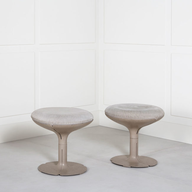 Pierre Paulin, Pair of “Elysée” stools