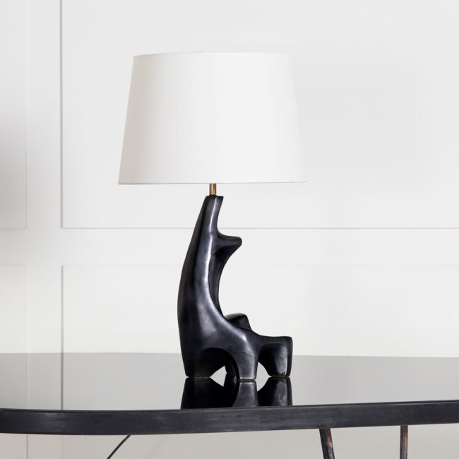Georges Jouve, Sculptural ceramic lamp