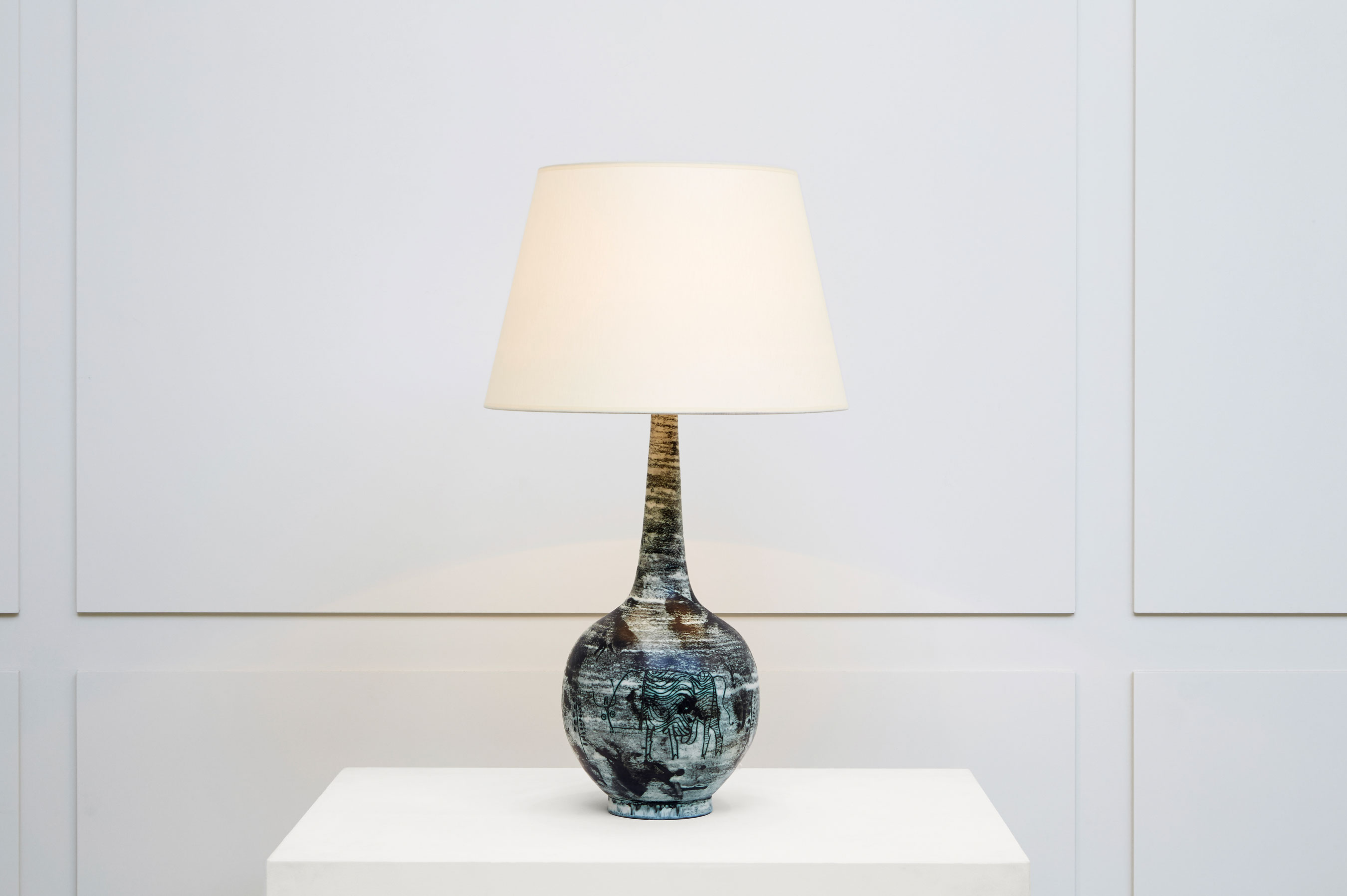 Jacques Blin, Pair of lamps « Tauromachie», vue 03