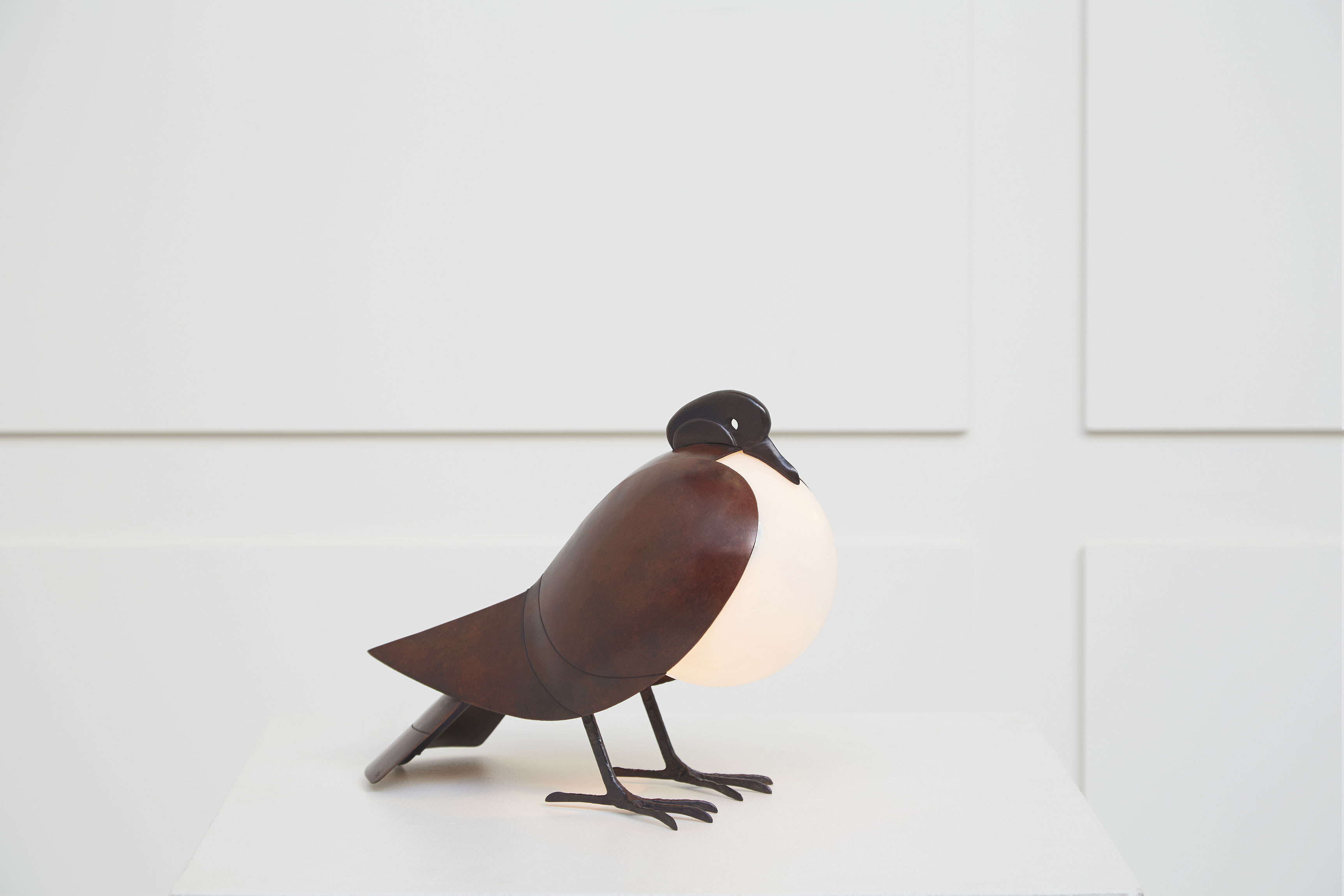 Francois-Xavier Lalanne, “Pigeon” lamp, vue 01