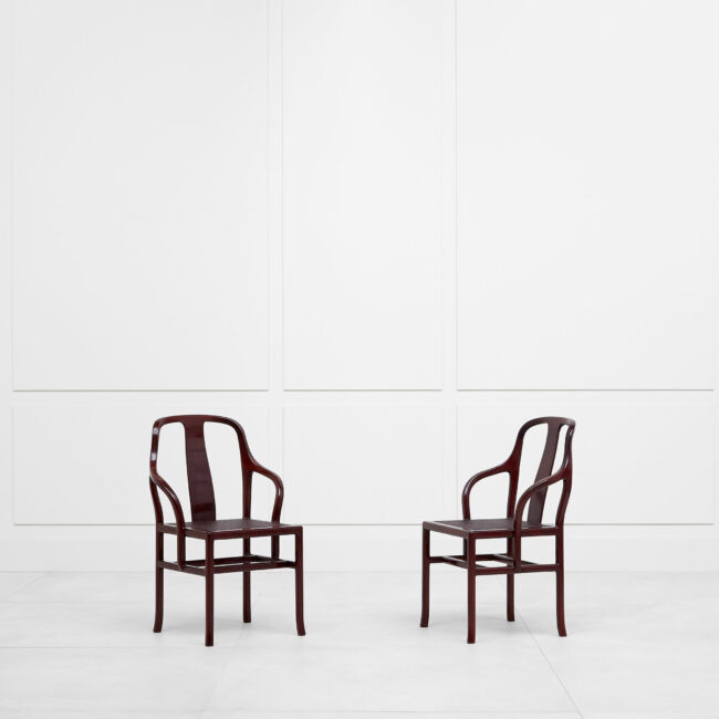 Pierre Paulin, Pair of «Palmettes» armchairs