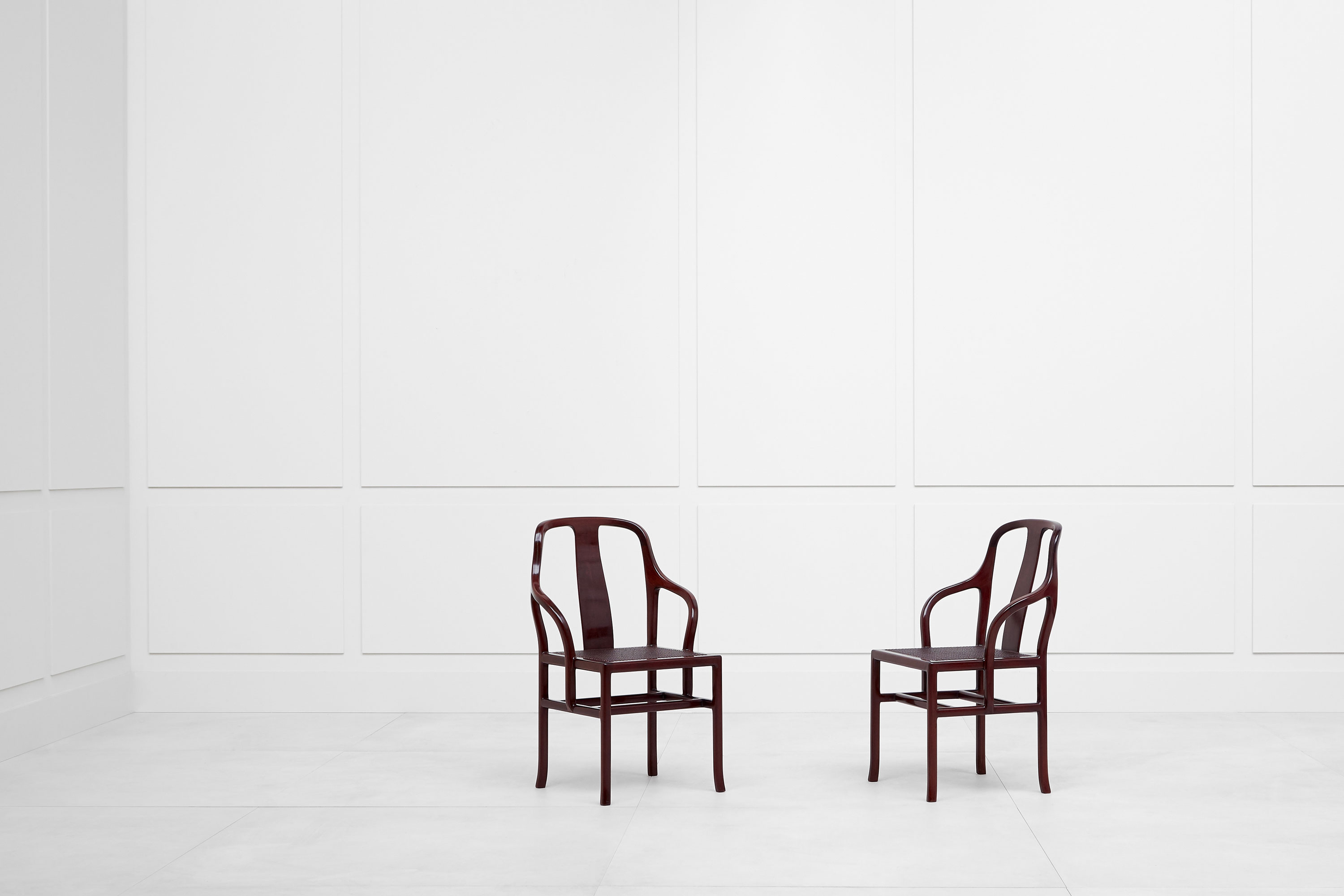 Pierre Paulin, Pair of «Palmettes» armchairs, vue 01