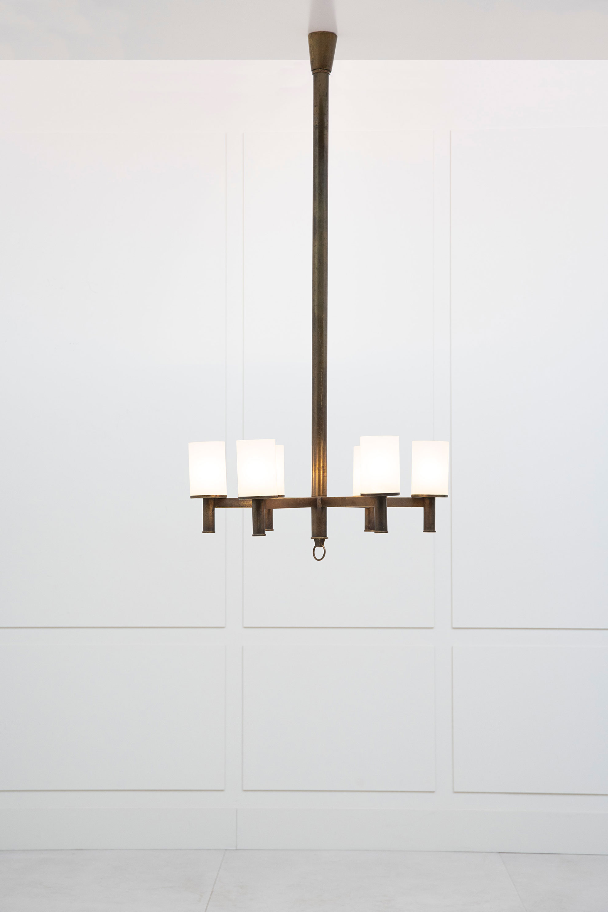 Jacques Quinet, Ceiling lamp with 6 lights, vue 01