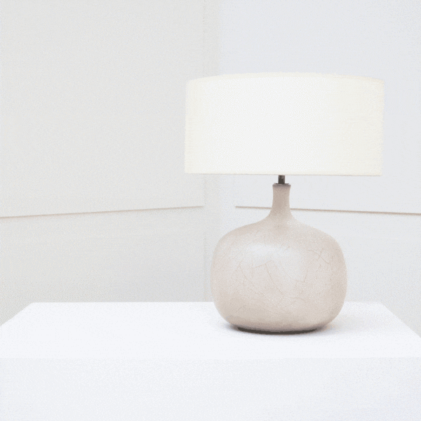 Jacques et Dani Ruelland, Importante lampe à poser