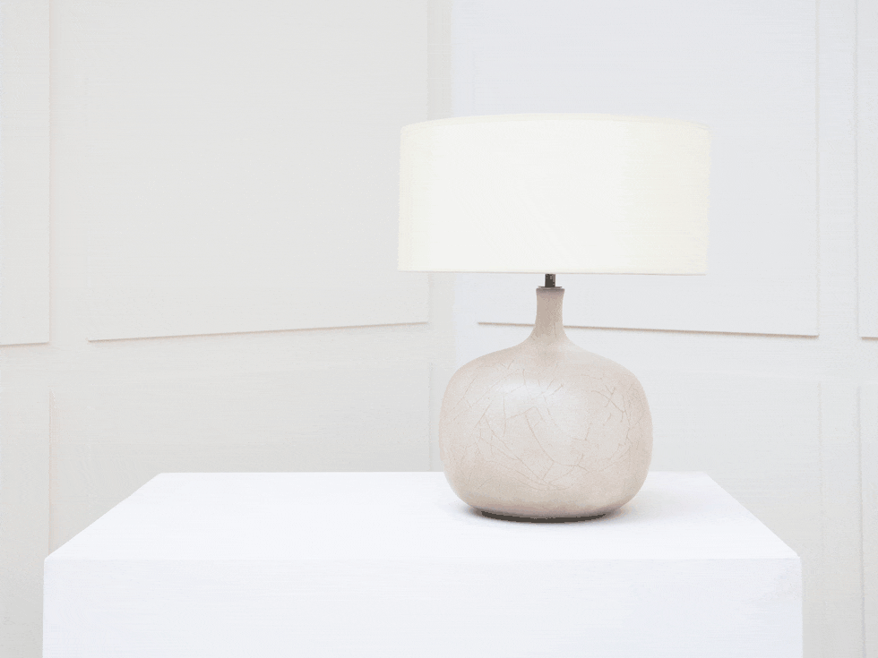 Jacques and Dani Ruelland, Important table lamp, vue 01