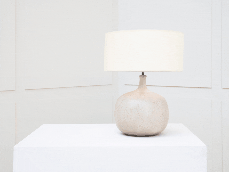 Jacques et Dani Ruelland, Importante lampe à poser, vue 02
