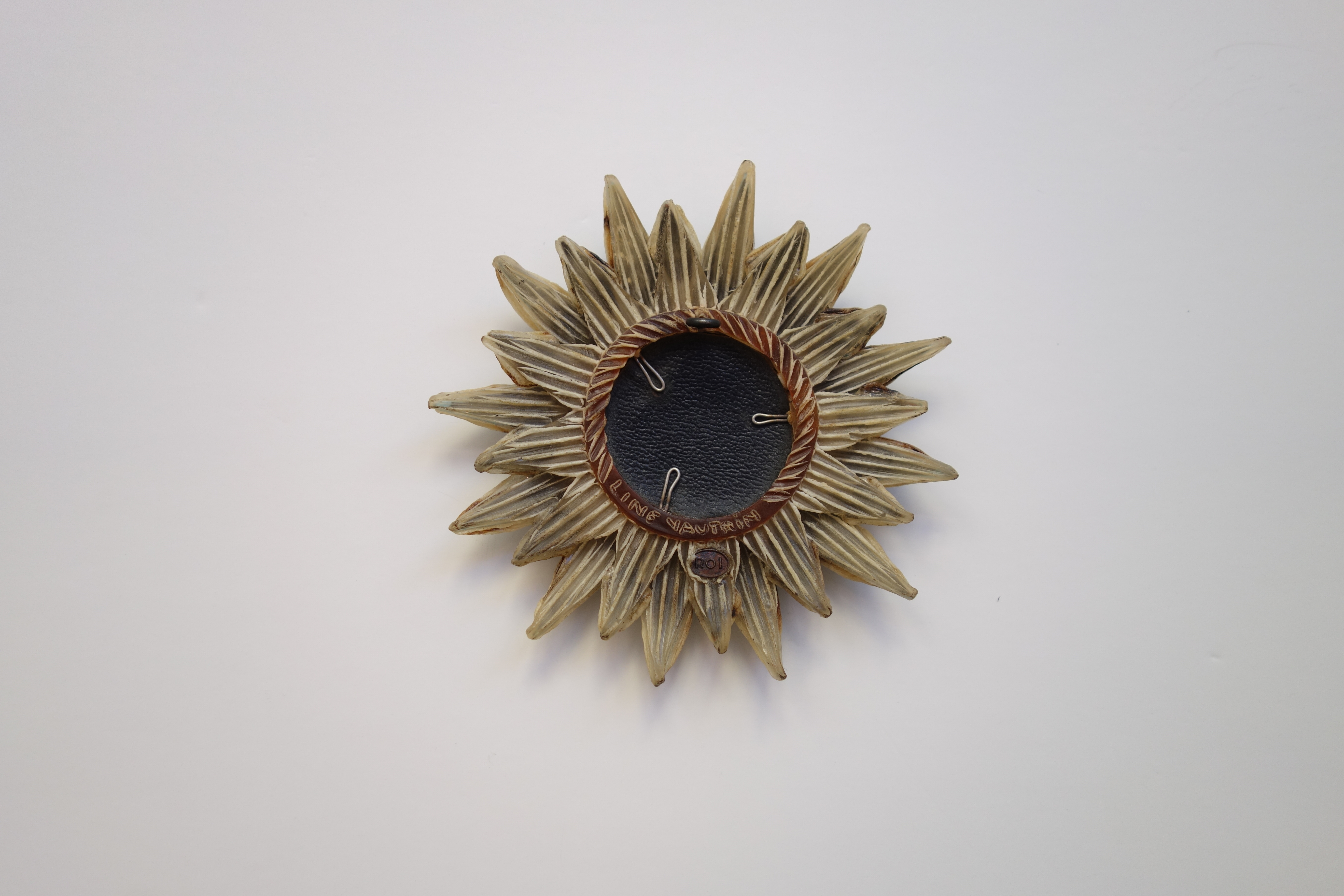 Line Vautrin, Rare miroir «Soleil à pointes n°0» bleu, vue 03