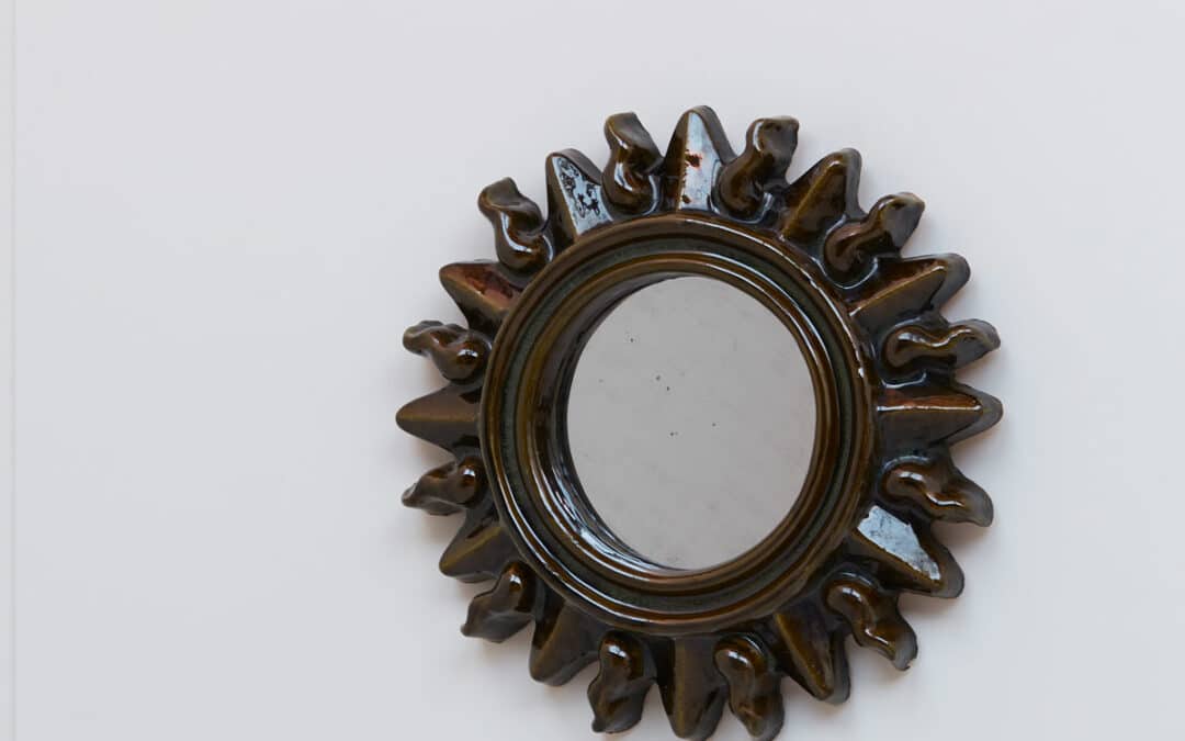 Georges Jouve, Ceramic «Sun» mirror