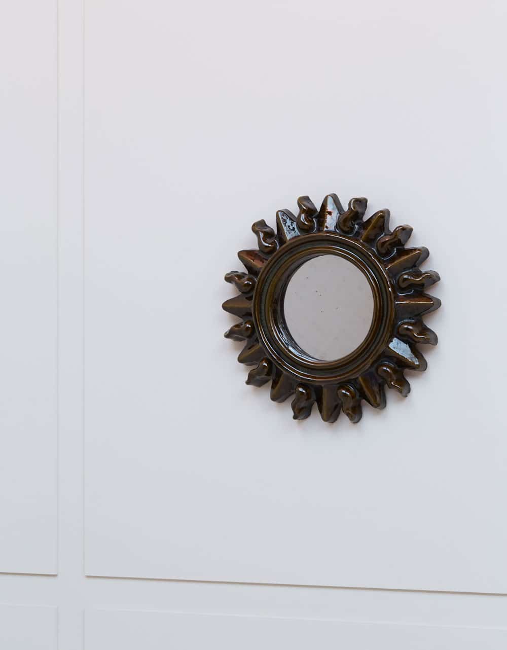 Georges Jouve, Ceramic «Sun» mirror, vue 01
