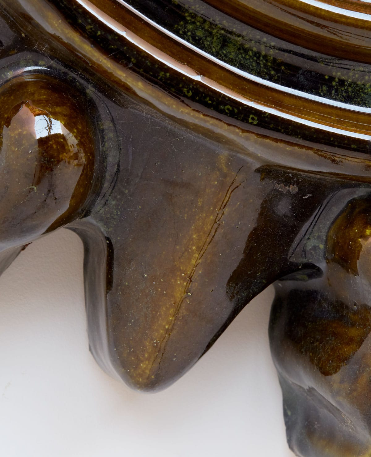 Georges Jouve, Ceramic «Sun» mirror, vue 03