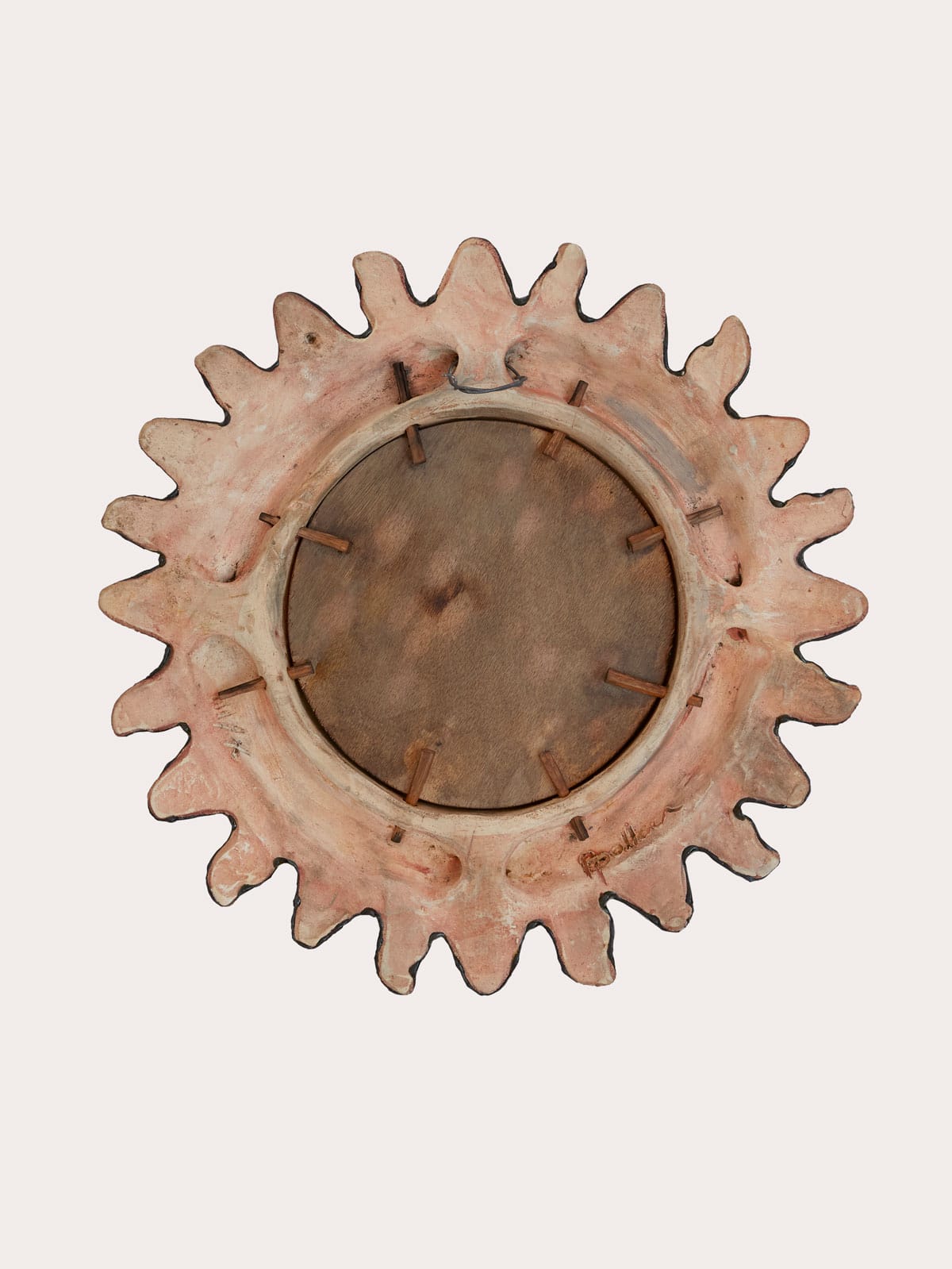 Georges Jouve, Ceramic «Sun» mirror, vue 06