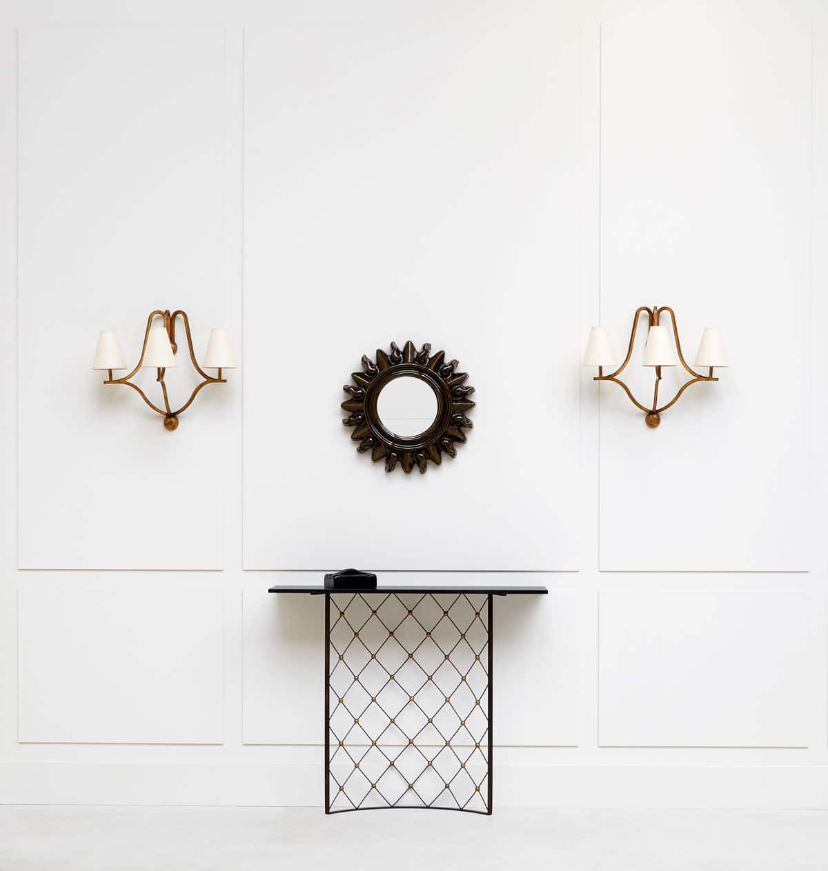 Georges Jouve, Ceramic «Sun» mirror, vue 04