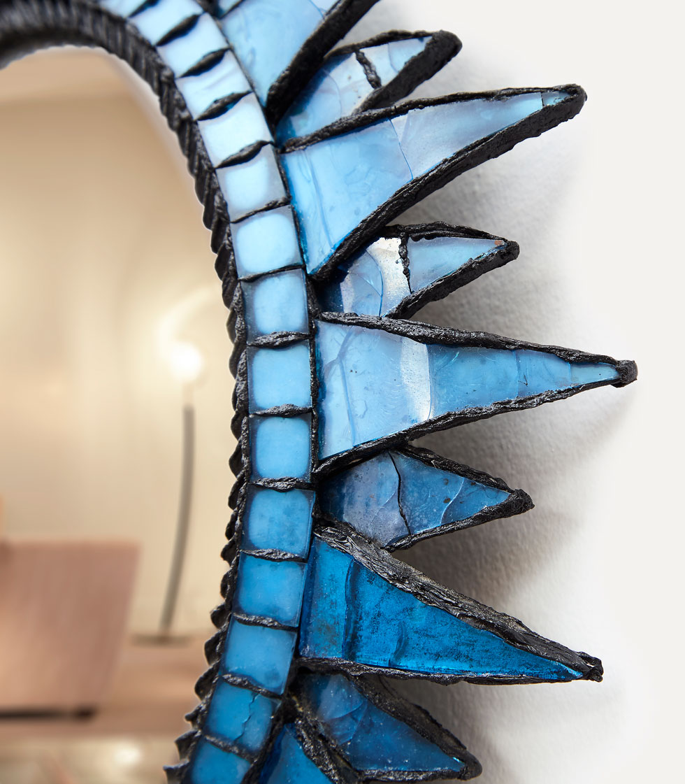 Line Vautrin, Miroir «Soleil à pointes» n°2, vue 03