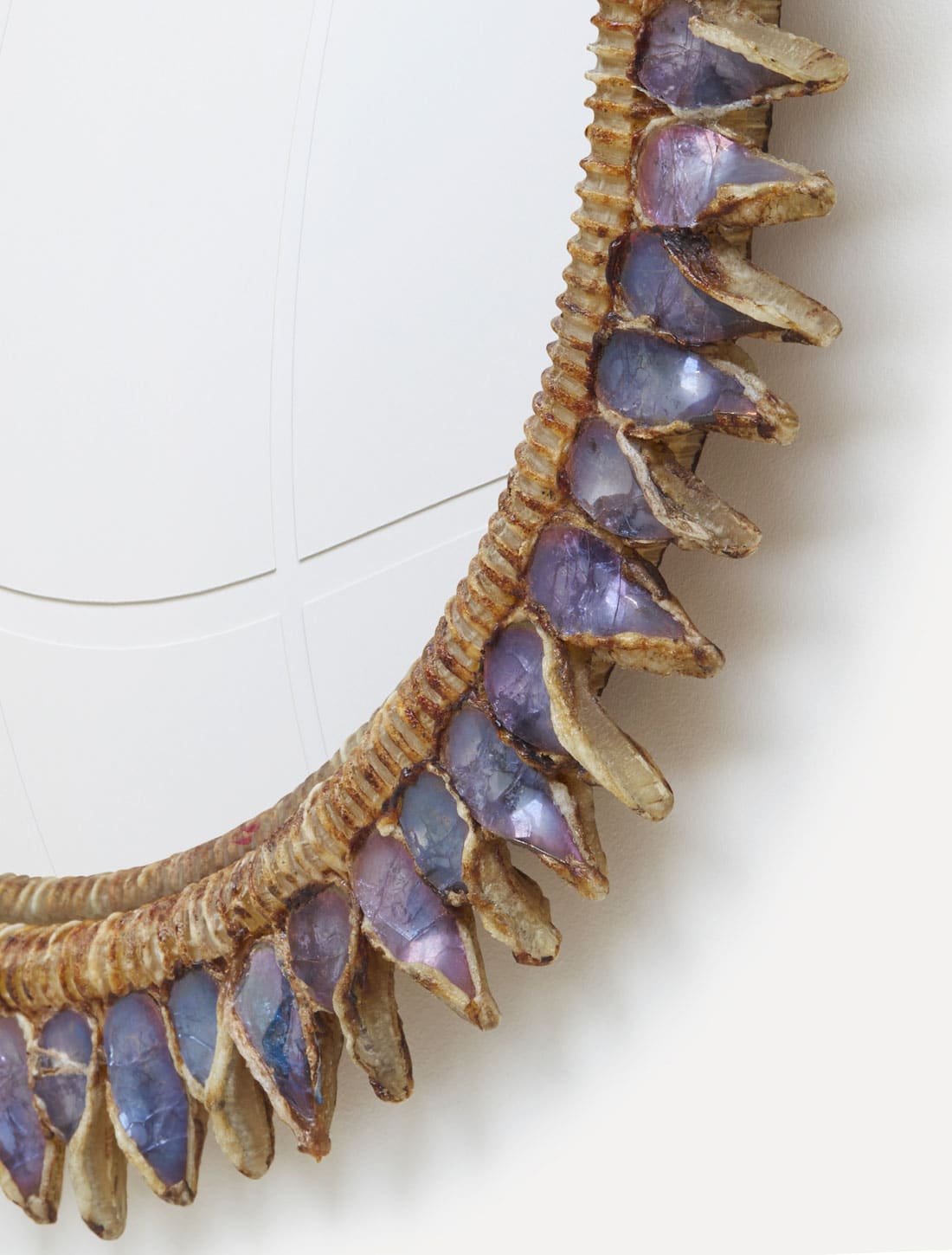 Line Vautrin, Purple «Flammes» mirror, vue 03