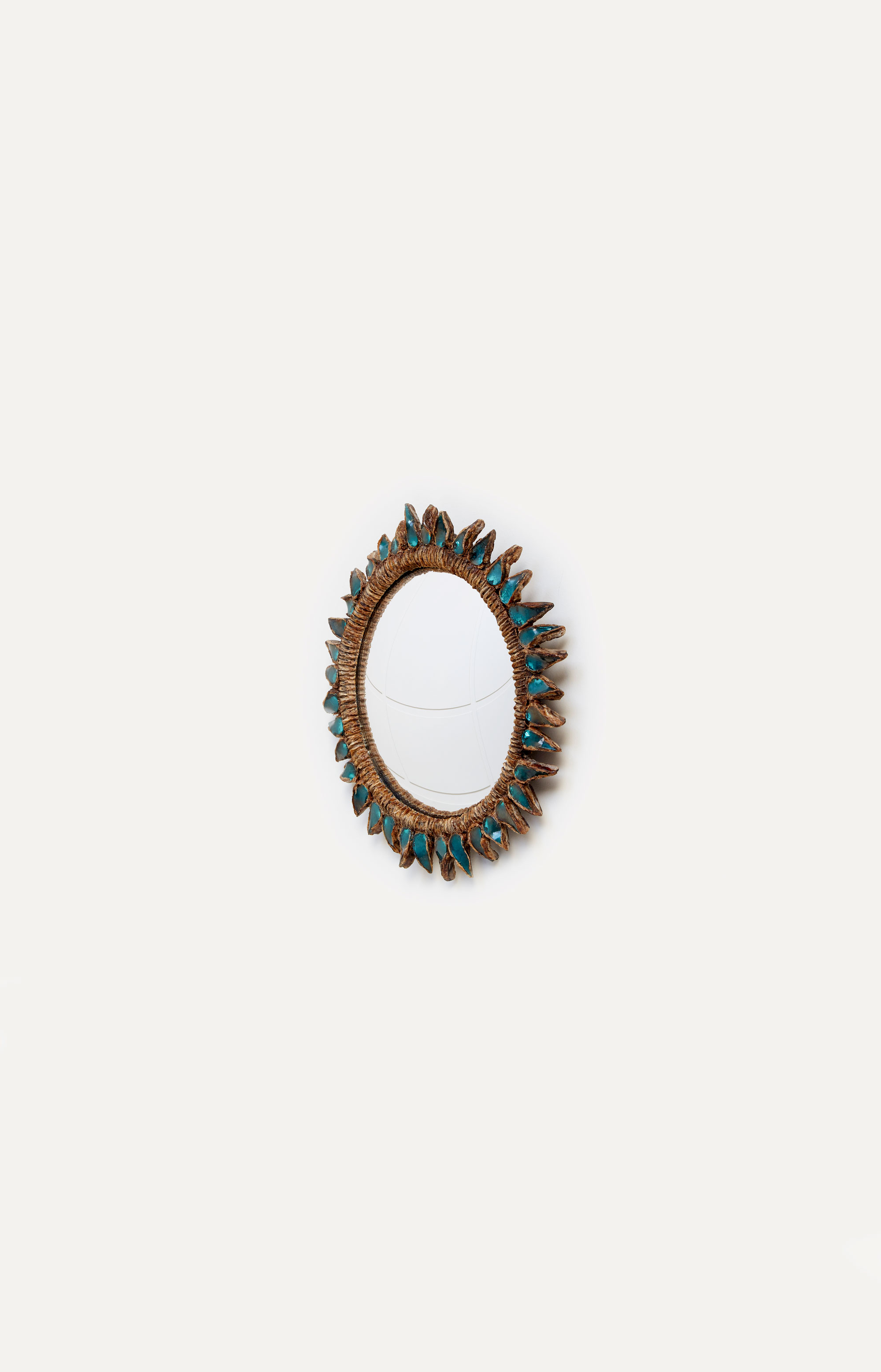 Line Vautrin, Blue «Chardon» mirror, vue 02
