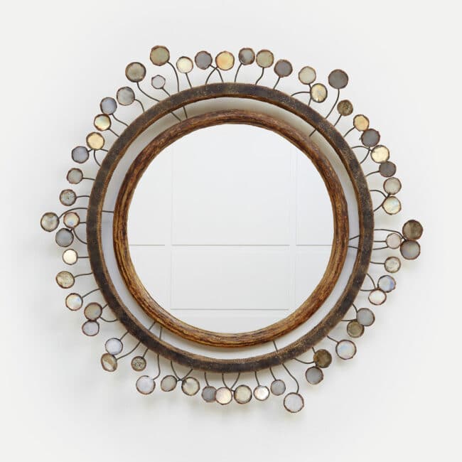 Line Vautrin, Rare miroir «Sequins»