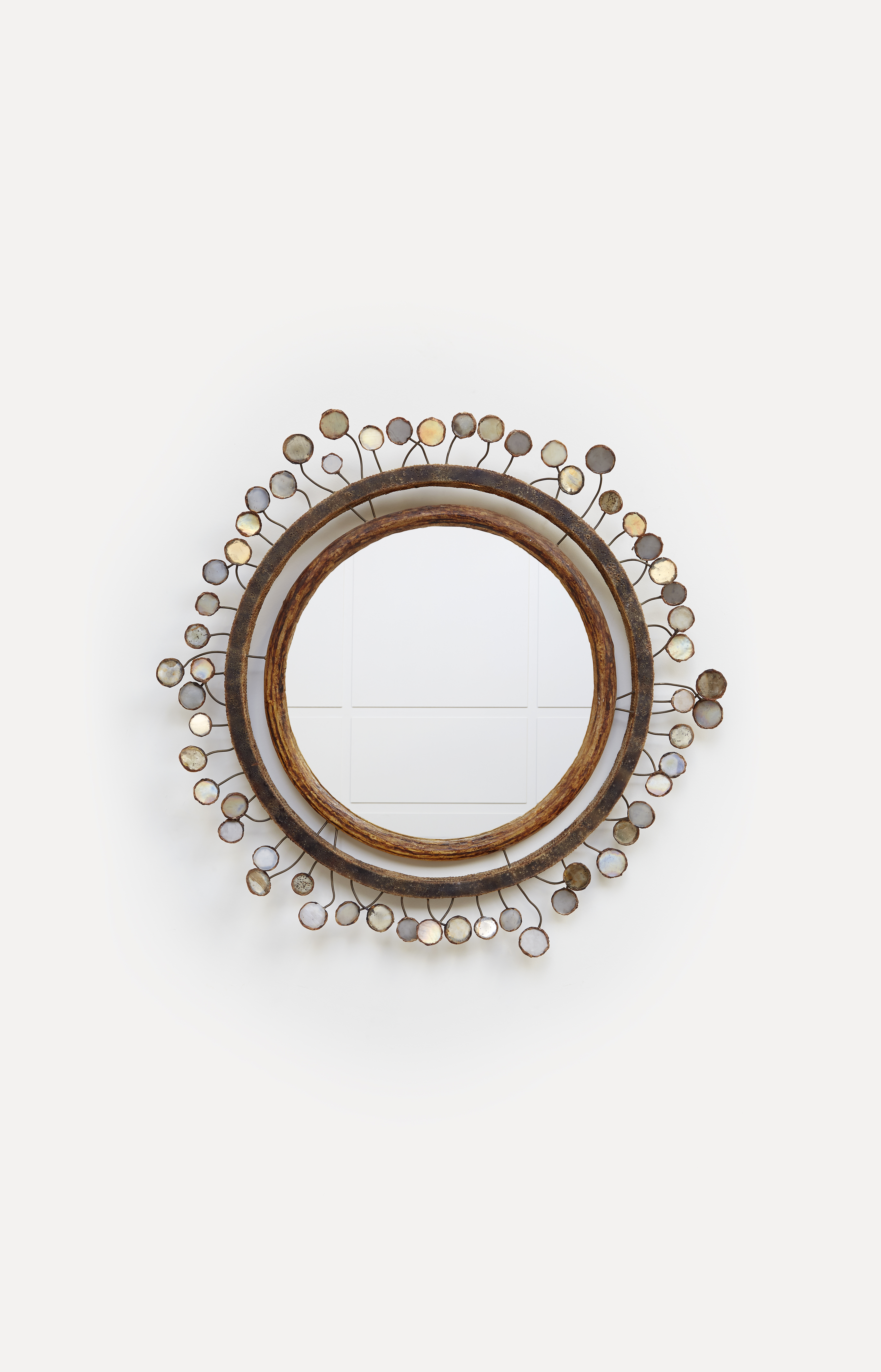 Line Vautrin, Rare miroir «Sequins», vue 01