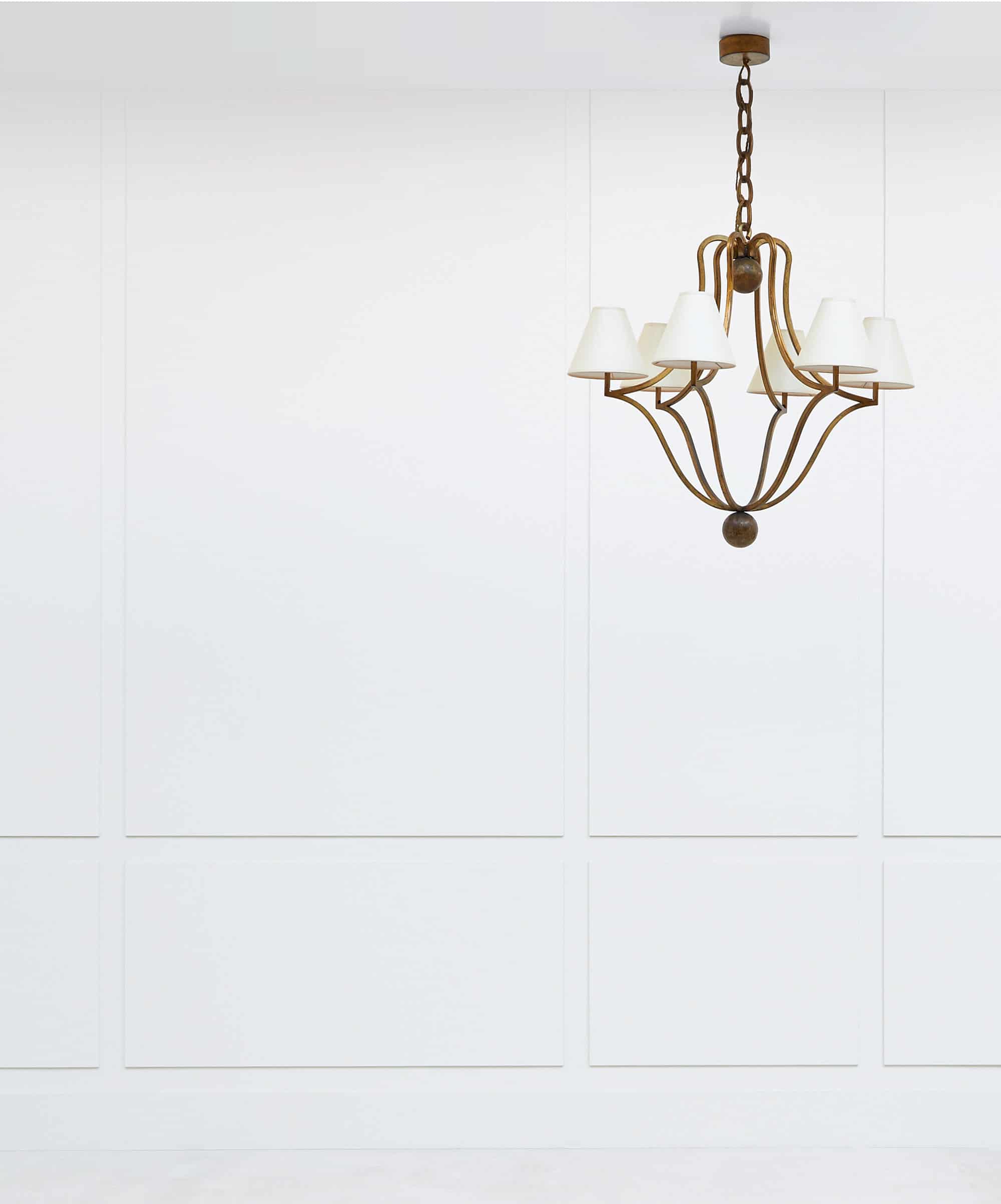 Jean Royère, “Jacques” chandelier, vue 01