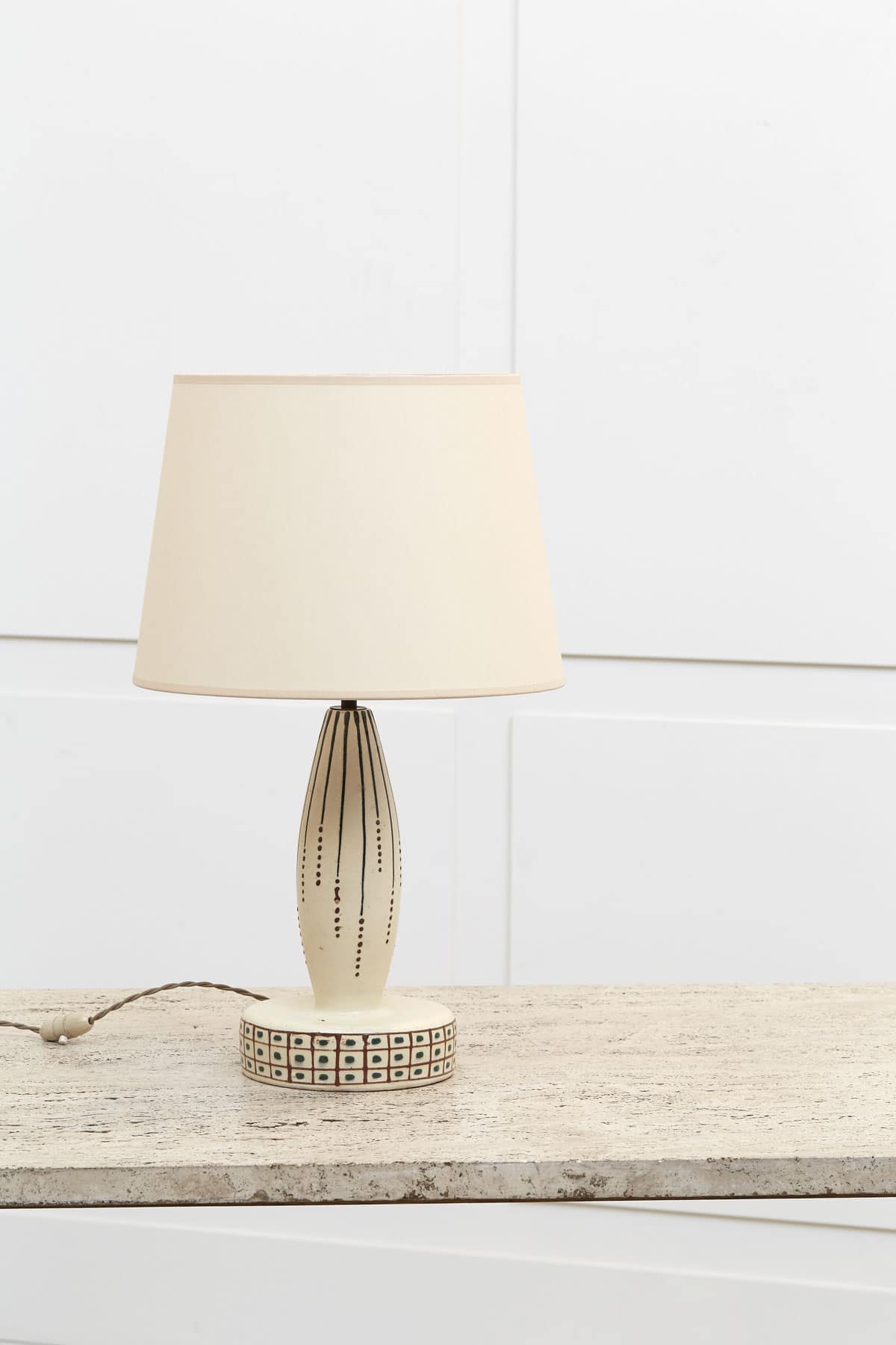 Francis Jourdain, Lampe en céramique, vue 01