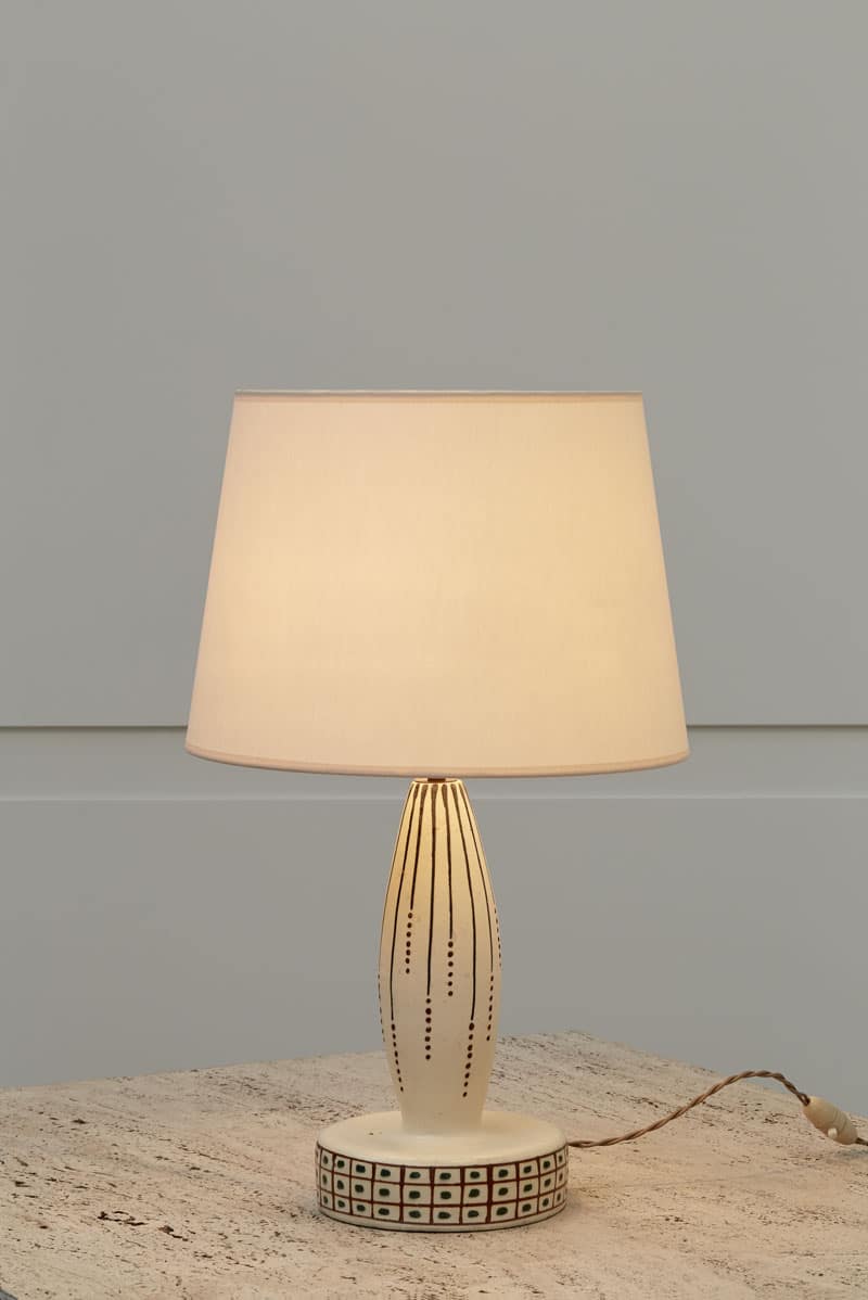 Francis Jourdain, Lampe en céramique, vue 02