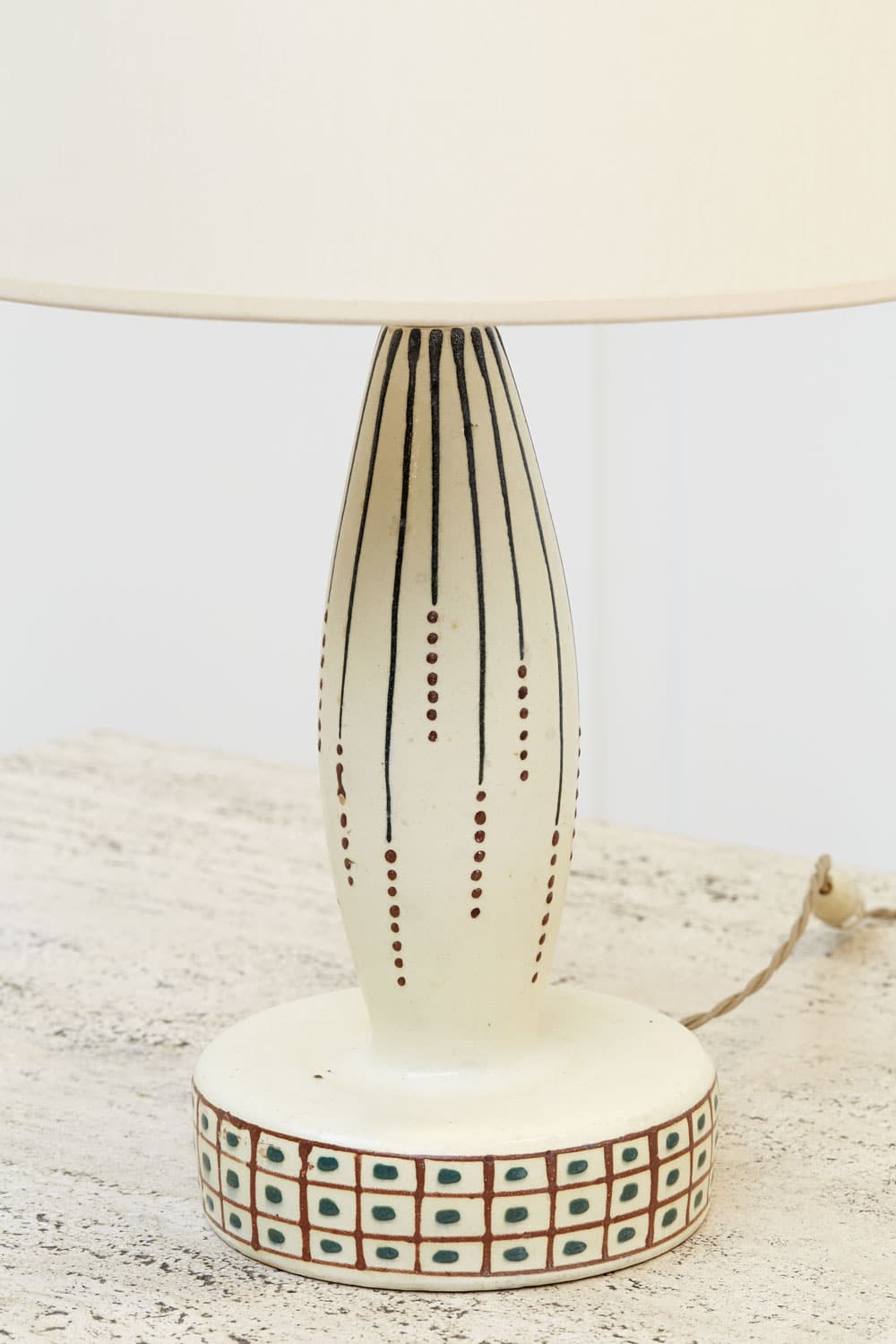 Francis Jourdain, Lampe en céramique, vue 03