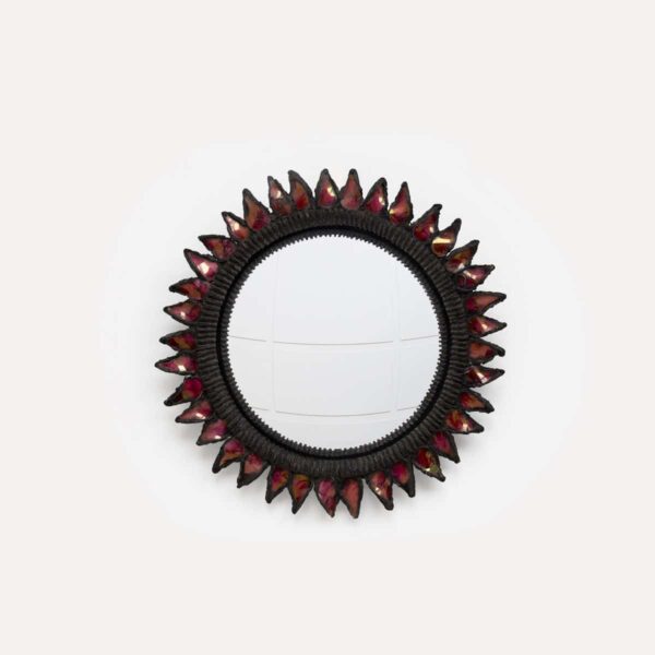 Line Vautrin, Fuchsia “Chardon” mirror