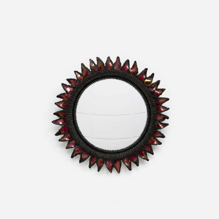 Line Vautrin, Miroir “Chardon” fuchsia