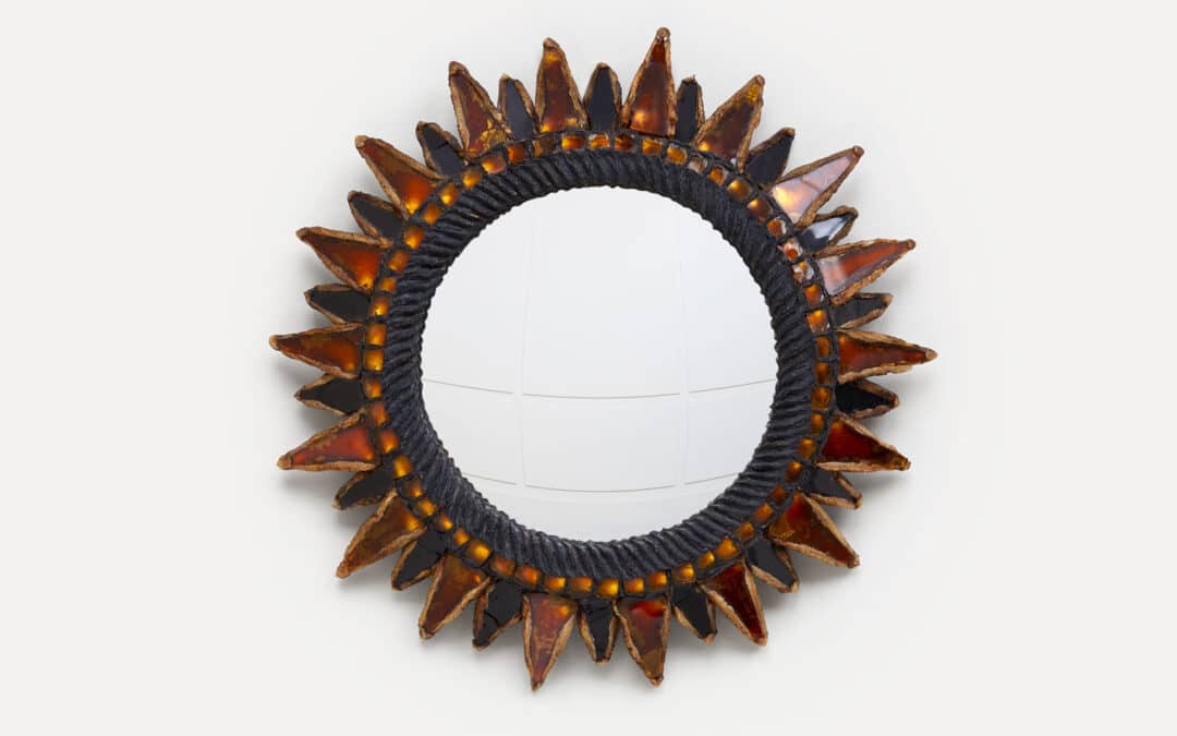 Line Vautrin, “Soleil à pointes N°1” mirror