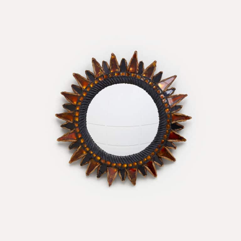 Line Vautrin, Miroir “Soleil à pointes N°1” écaille