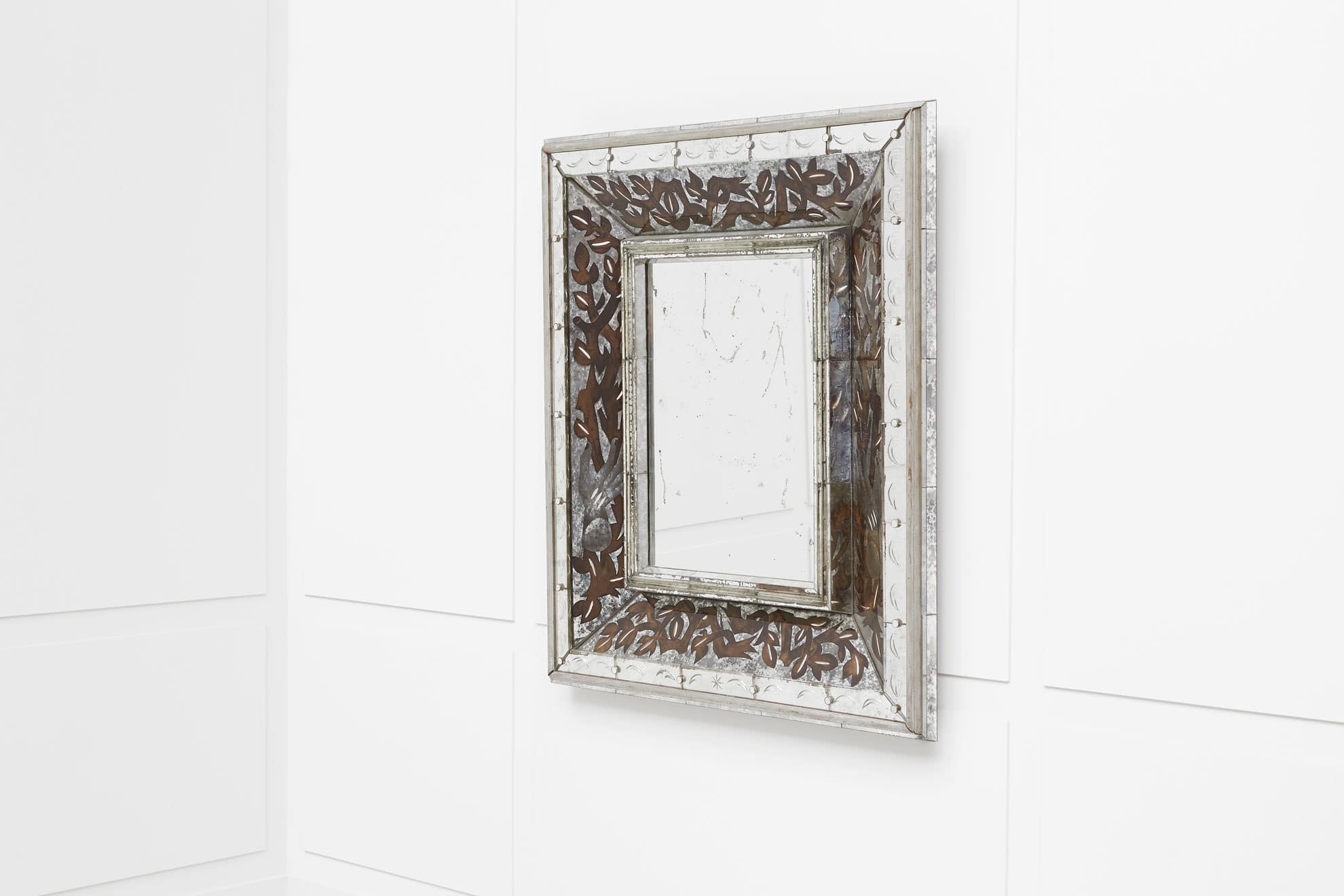 Max Ingrand, Rectangular mirror, vue 02