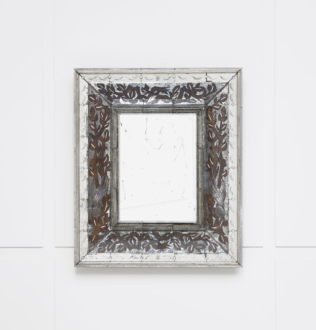Max Ingrand, Rectangular mirror, vue 01