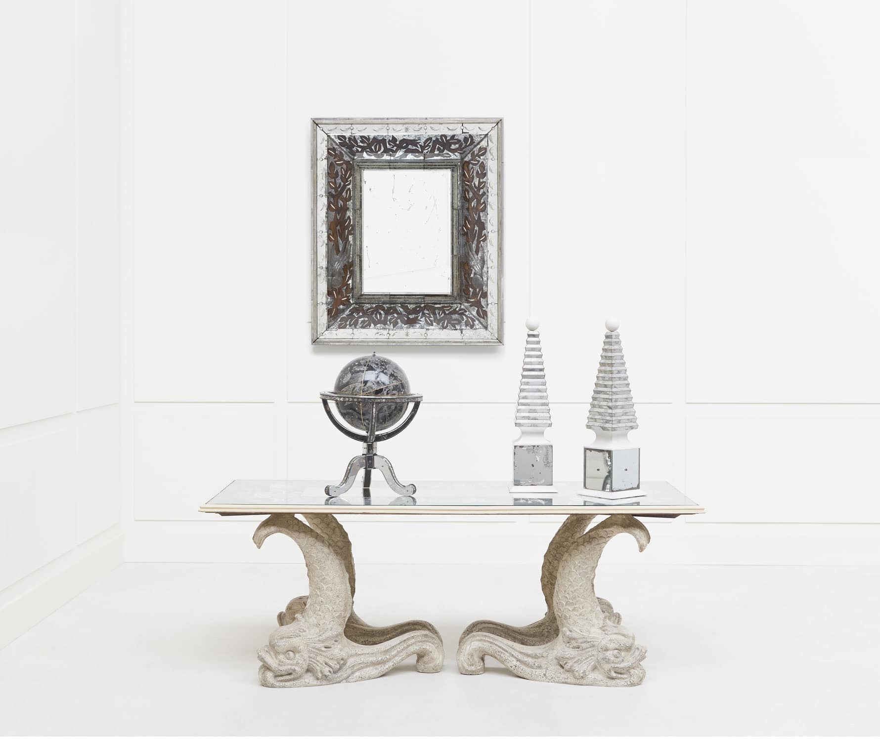 Max Ingrand, Rectangular mirror, vue 06