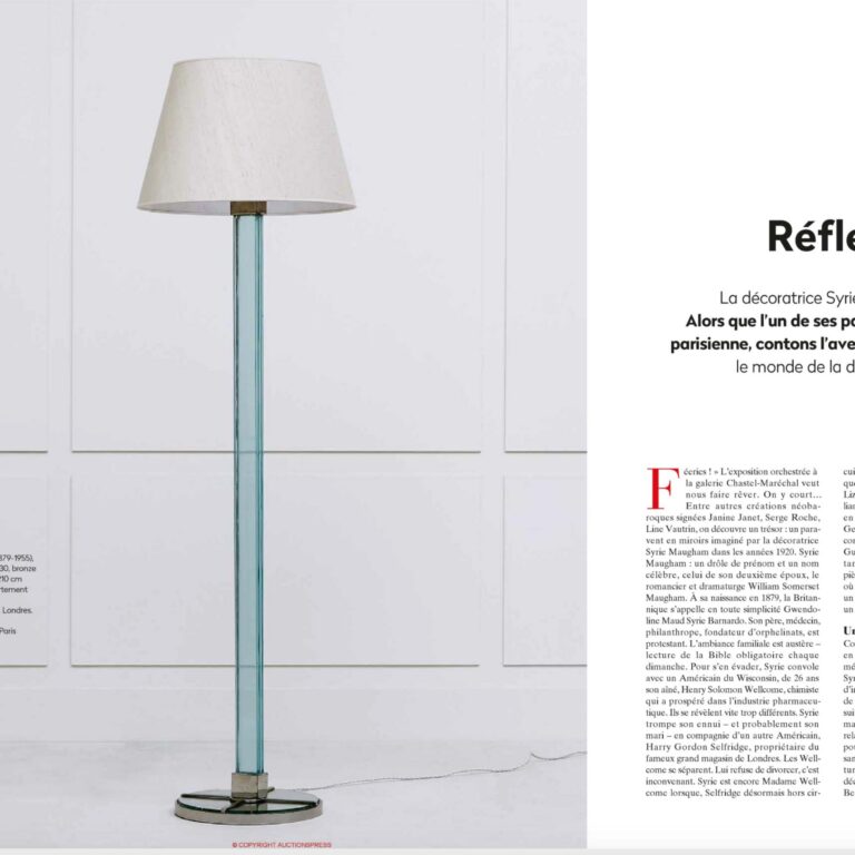 “Réflexion faite…”, La Gazette Drouot, Avril 2022