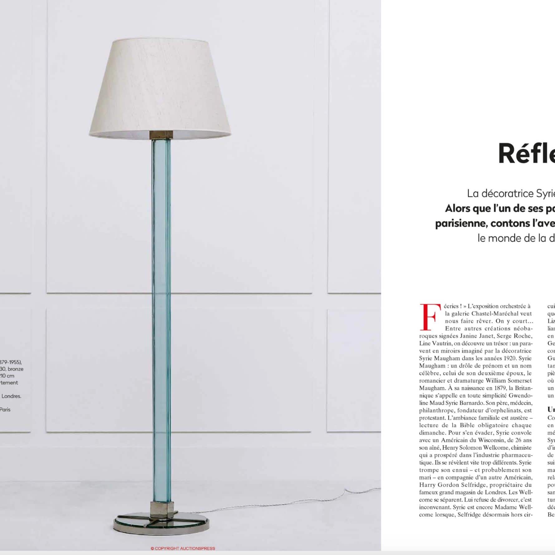 “Réflexion faite…”, La Gazette Drouot, April 2022