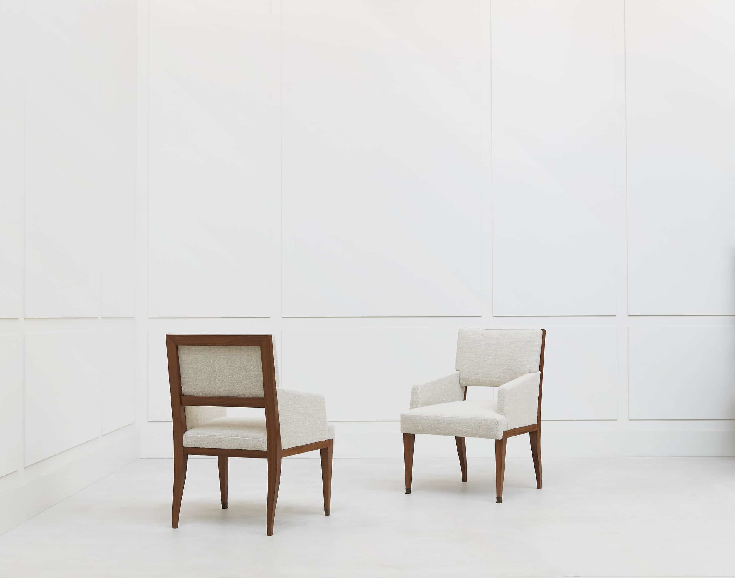 Jacques Quinet, Paire de fauteuils, vue 01