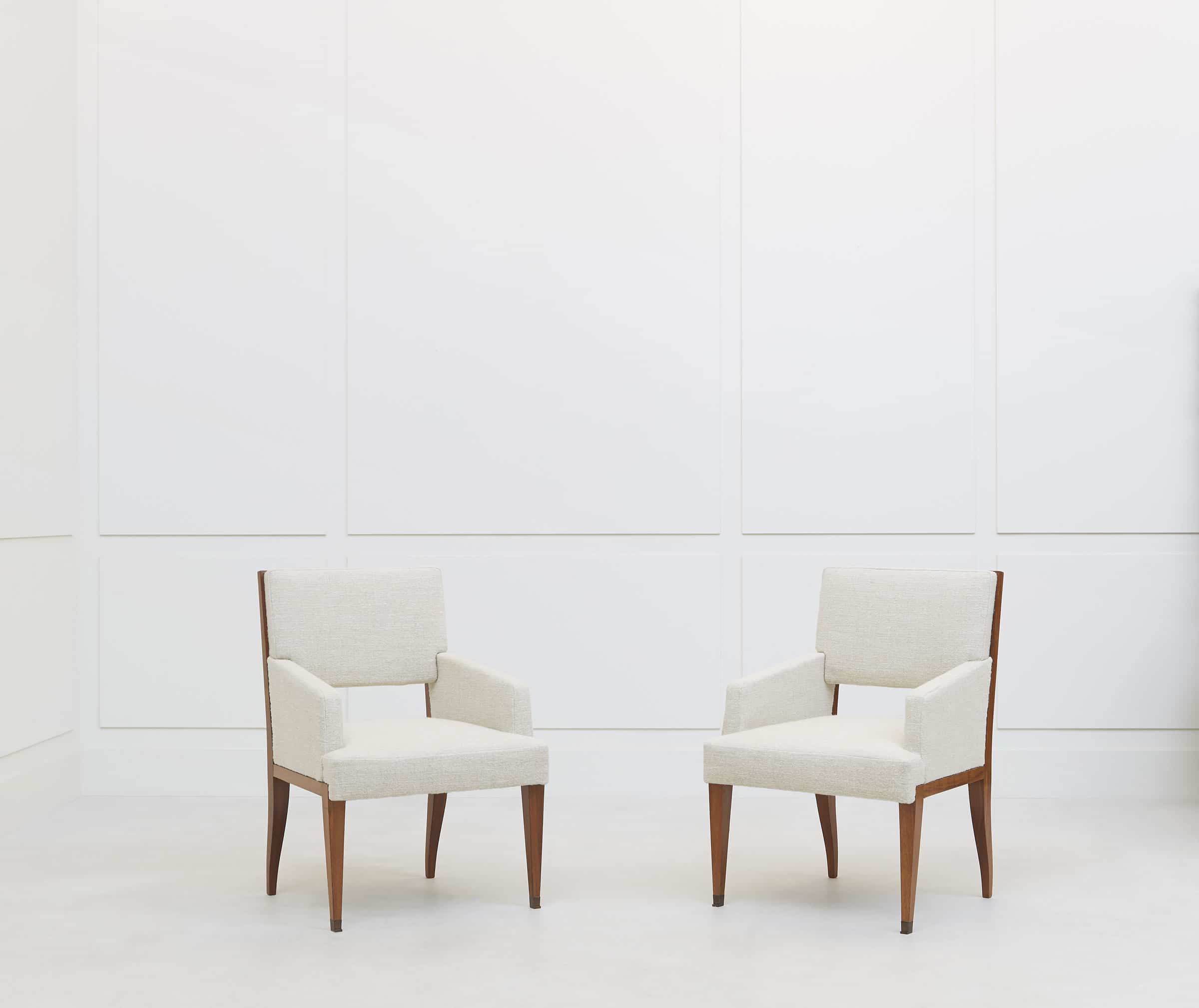 Jacques Quinet, Paire de fauteuils, vue 02