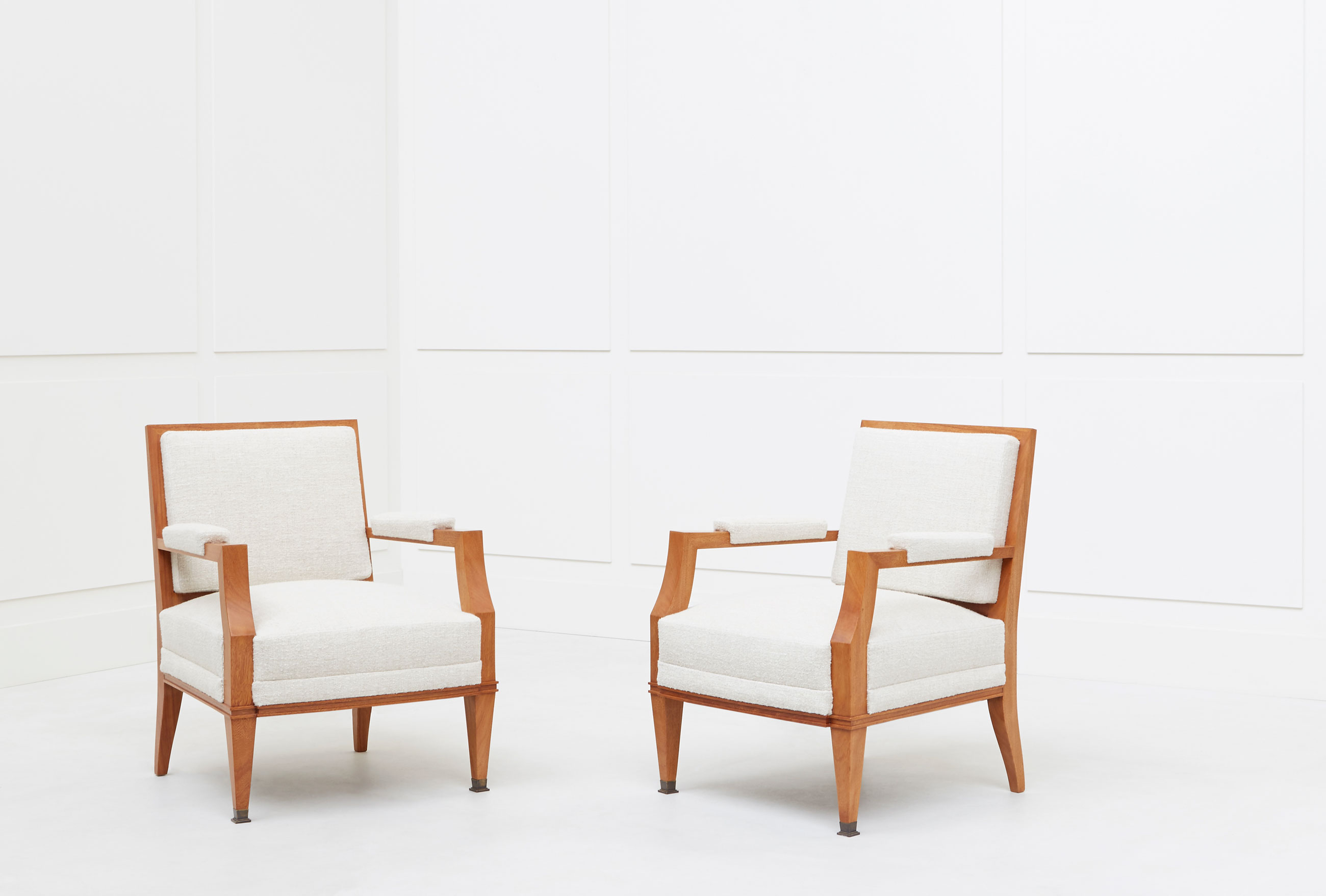 Jacques Quinet, Pair of armchairs, vue 02