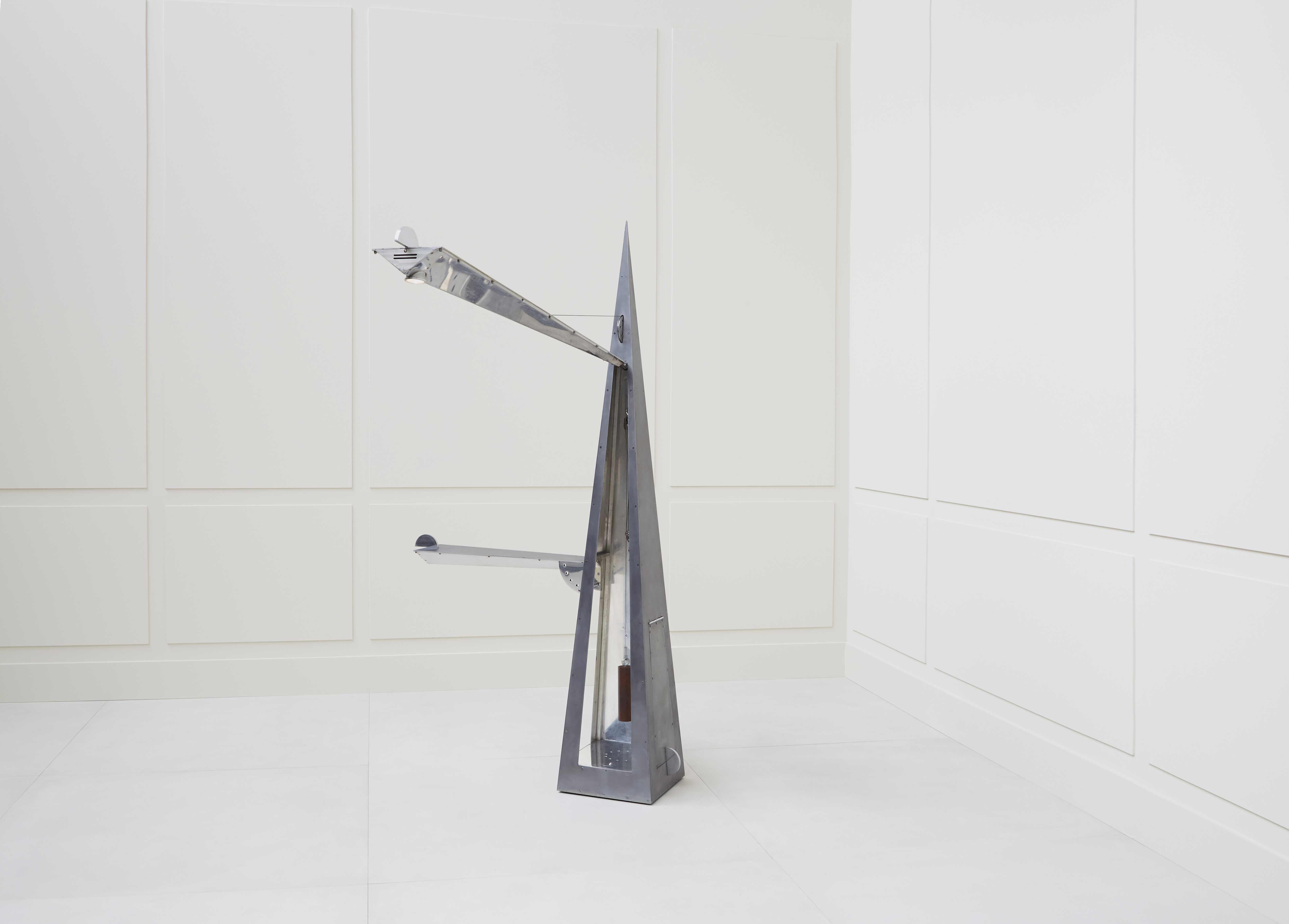 Yonel Lebovici, Rare floorlamp “Le Pantomime”, vue 02