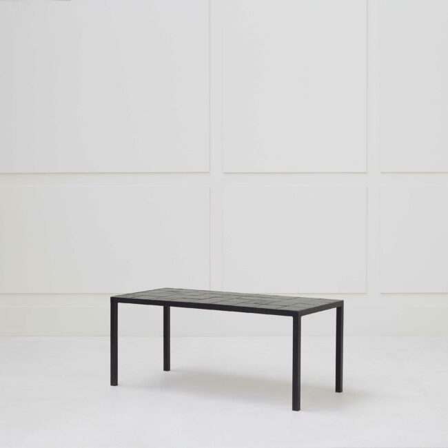 Georges Jouve, Table basse en céramique noire