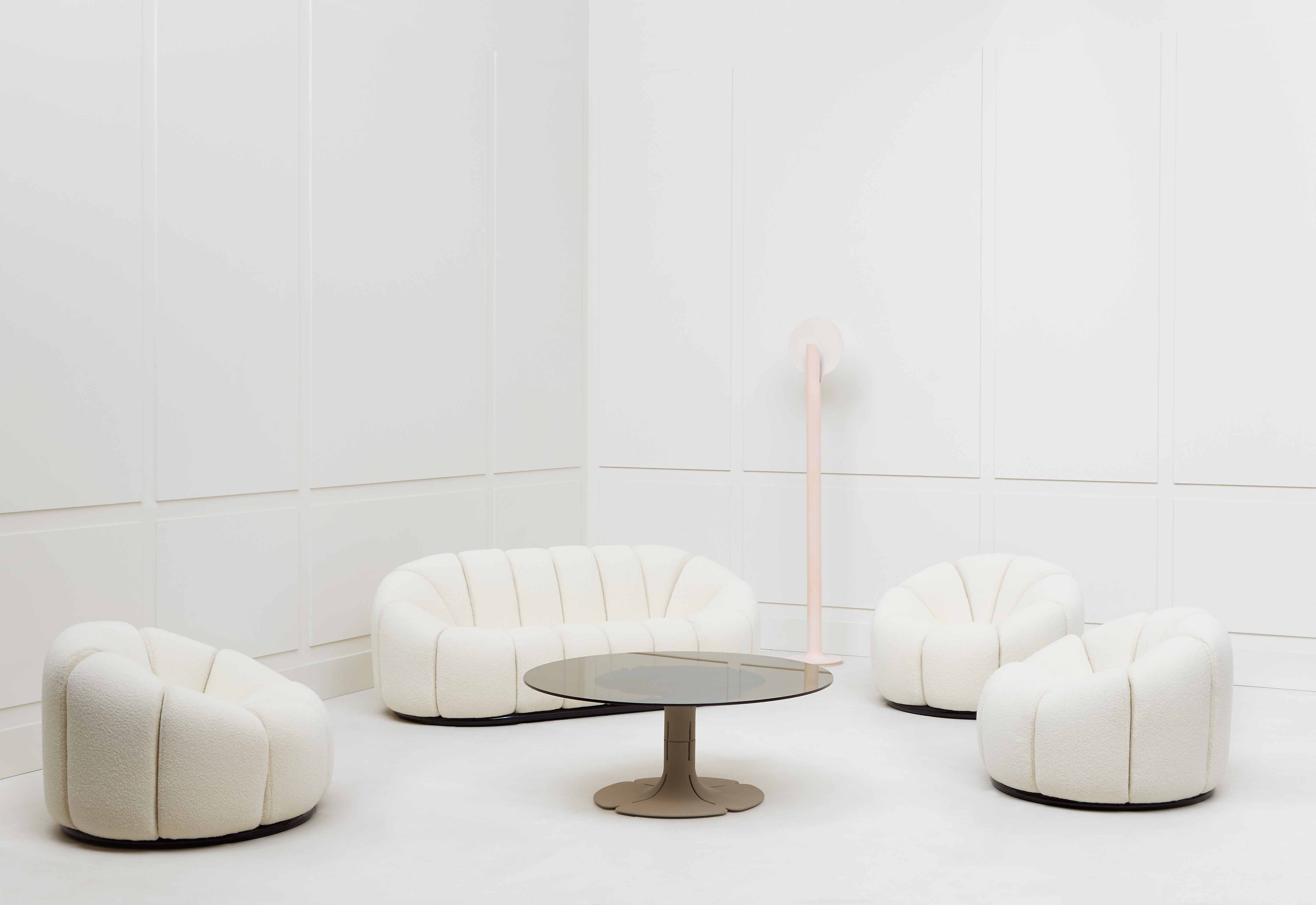 Pierre Paulin, Ensemble de salon “Élysée”, vue 01