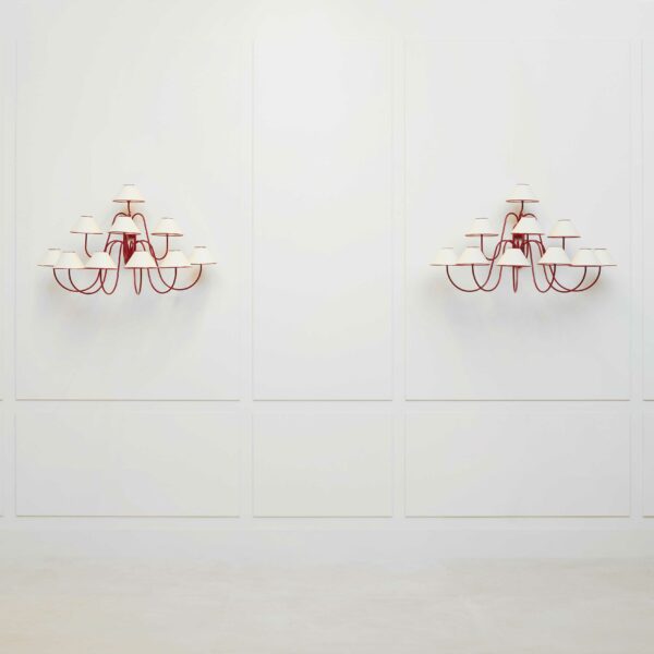 Jean Royère, Pair of «Bouquet» wall-lights