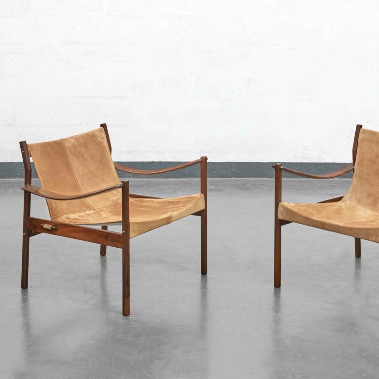 Jorge Zalsupin, pair of « 720 » armchairs