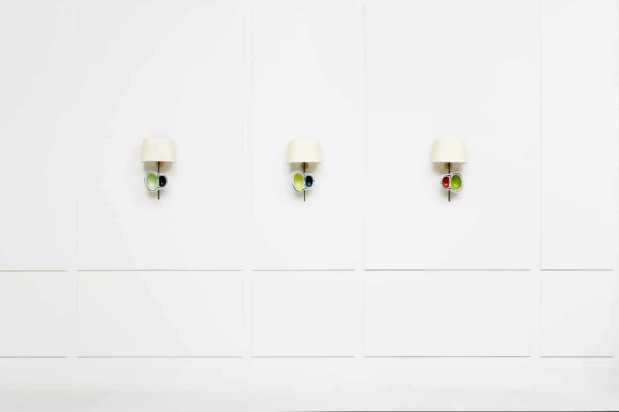 Georges Jouve, Suite de trois appliques, vue 01