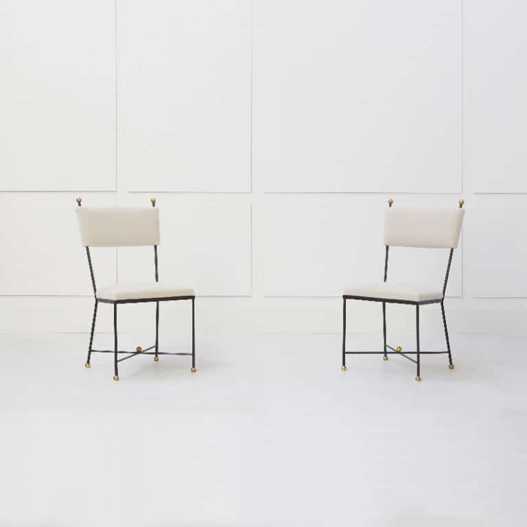 Jean Royère, Paire of « Boule » chairs