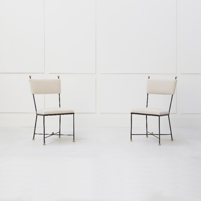 Paire de chaises « Boule »